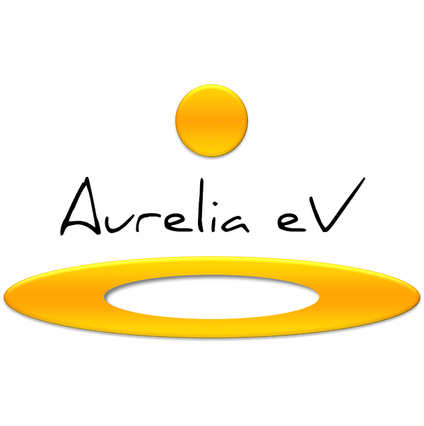 Aurelia e.V. Bildung für nachhaltige Entwicklung Aurelia e.V. - Logo goldgelb